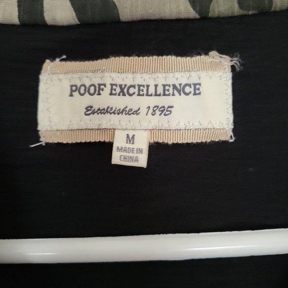 Black elbow sleeve top with camo trim - Picture 5 of 7